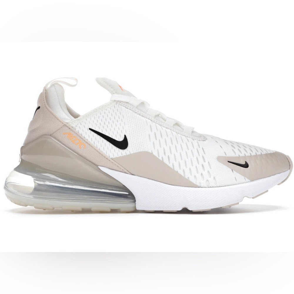 Nike Air Max 270 - Summit White/Black/Desert Sand - Women’s 7.5